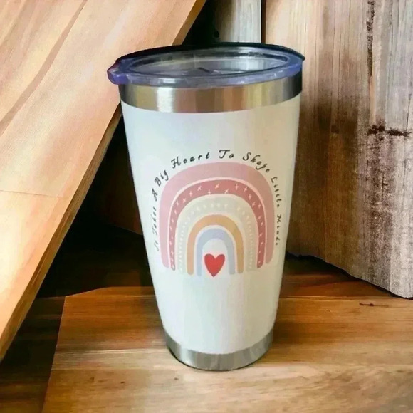 Teacher Gift Set New Boxed Gift Set With 16 Ounce Stainless Tumbler and Socks - Picture 3 of 4